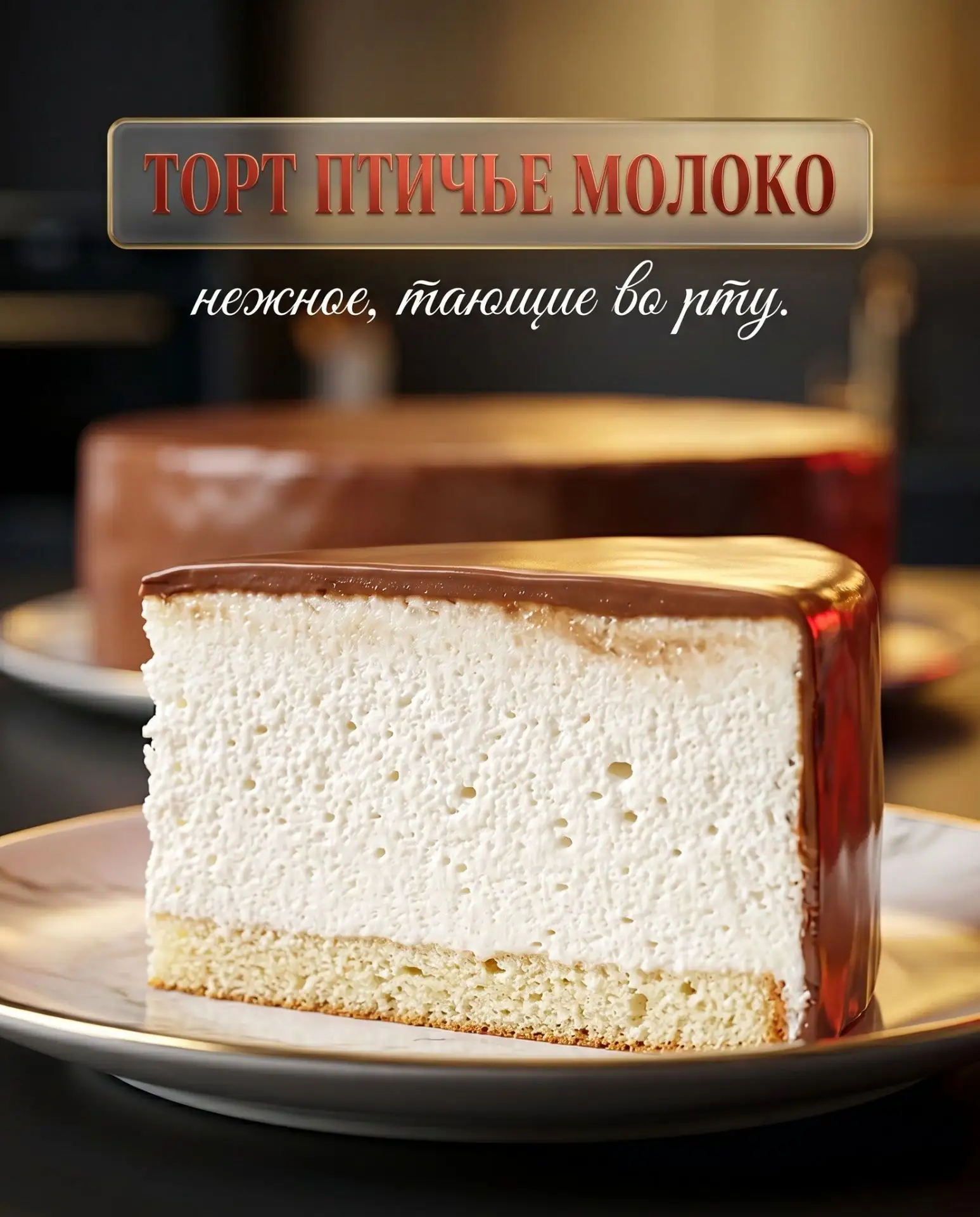 🍰 Торт "Птичье молоко"