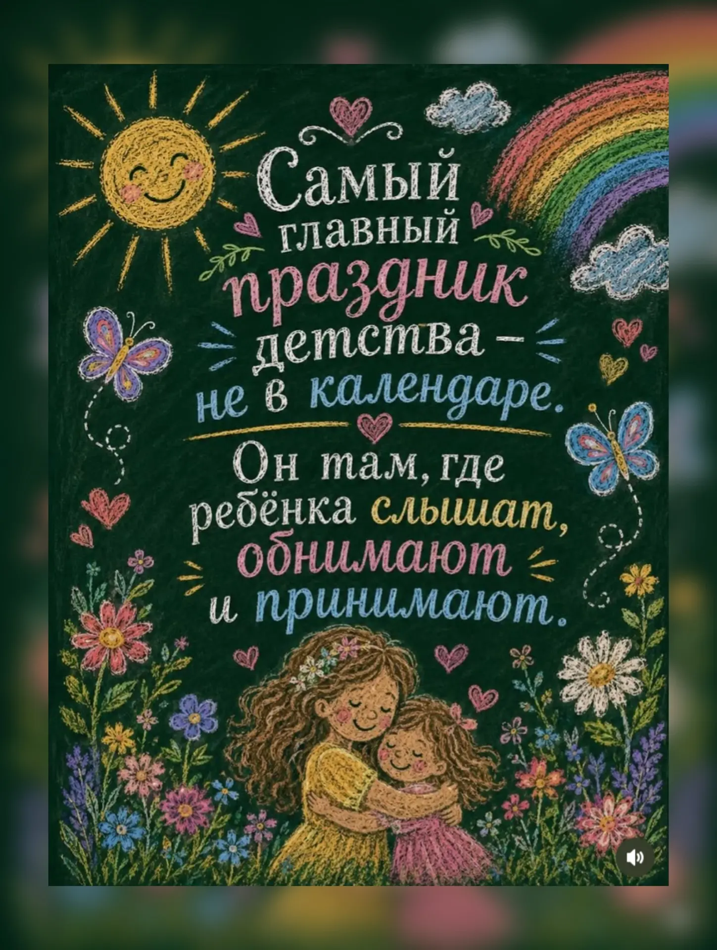 Любите детей!