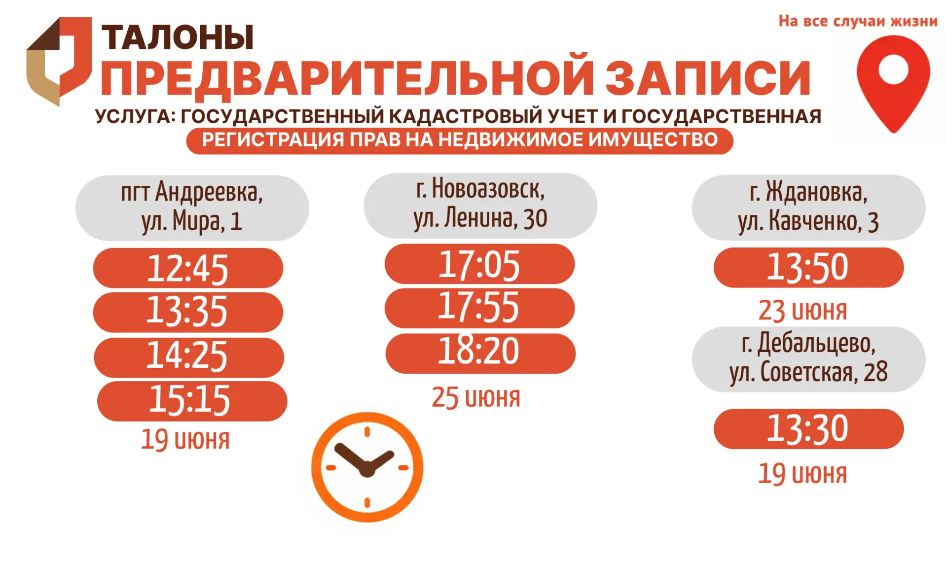 Актуальное наличие талонов в настоящий момент в разных отделениях МФЦ📍
🏠Услуга: Государственный ка