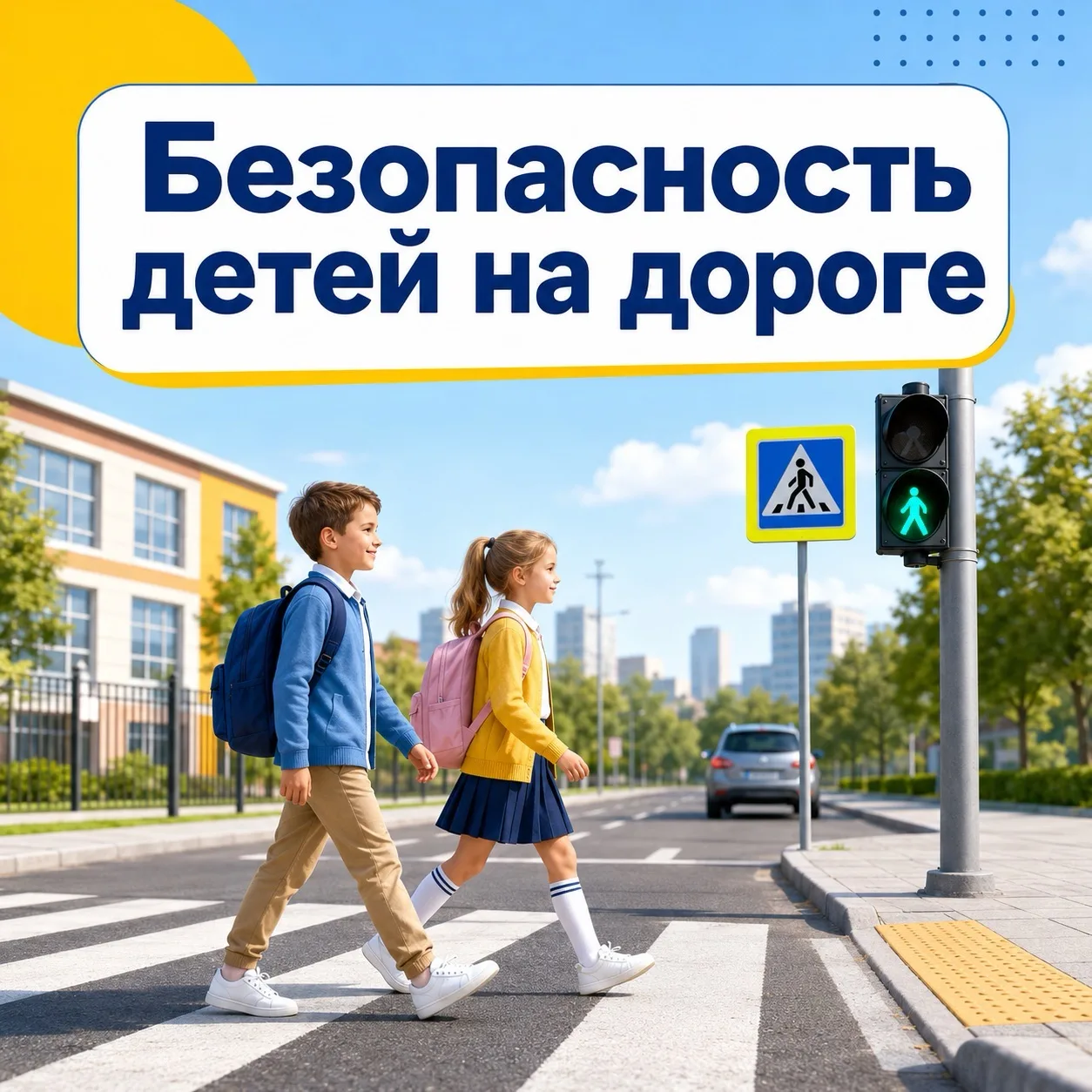 🚸 Безопасность детей на дороге — наша общая ответственность