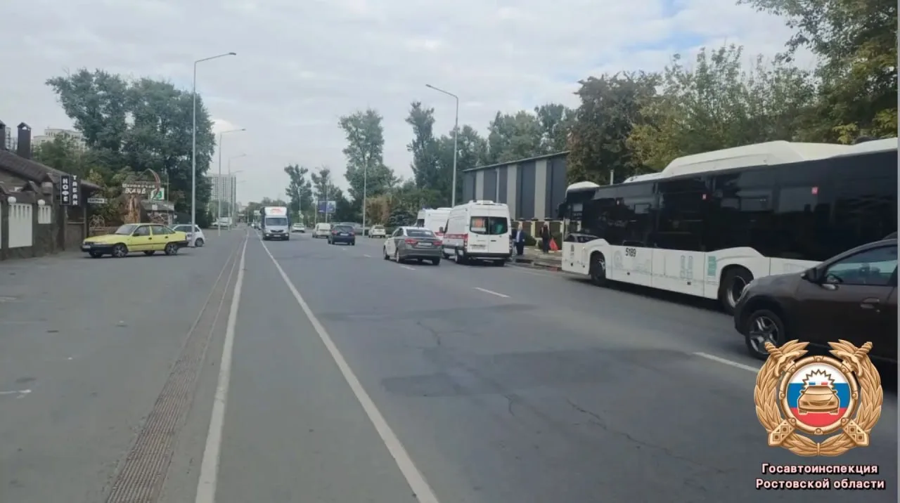 В Ростове автобус №39 резко затормозил, из-за чего пострадали два пассажира — 8-летний ...