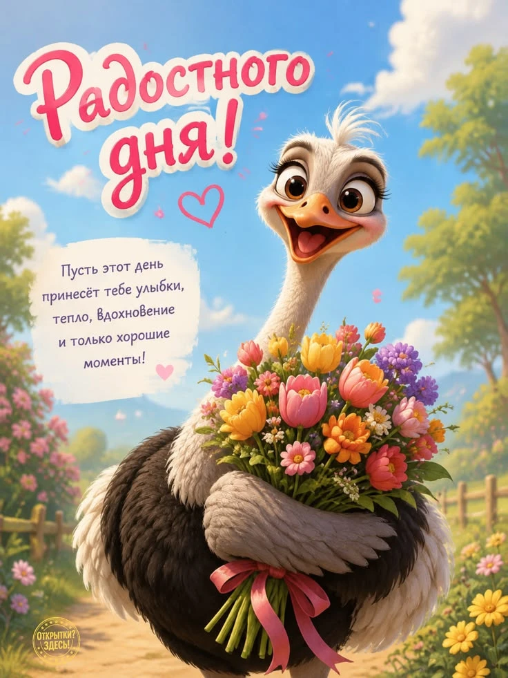 🥰 Оставляйте реакции, если понравилась открытка и делитесь с близкими ❤