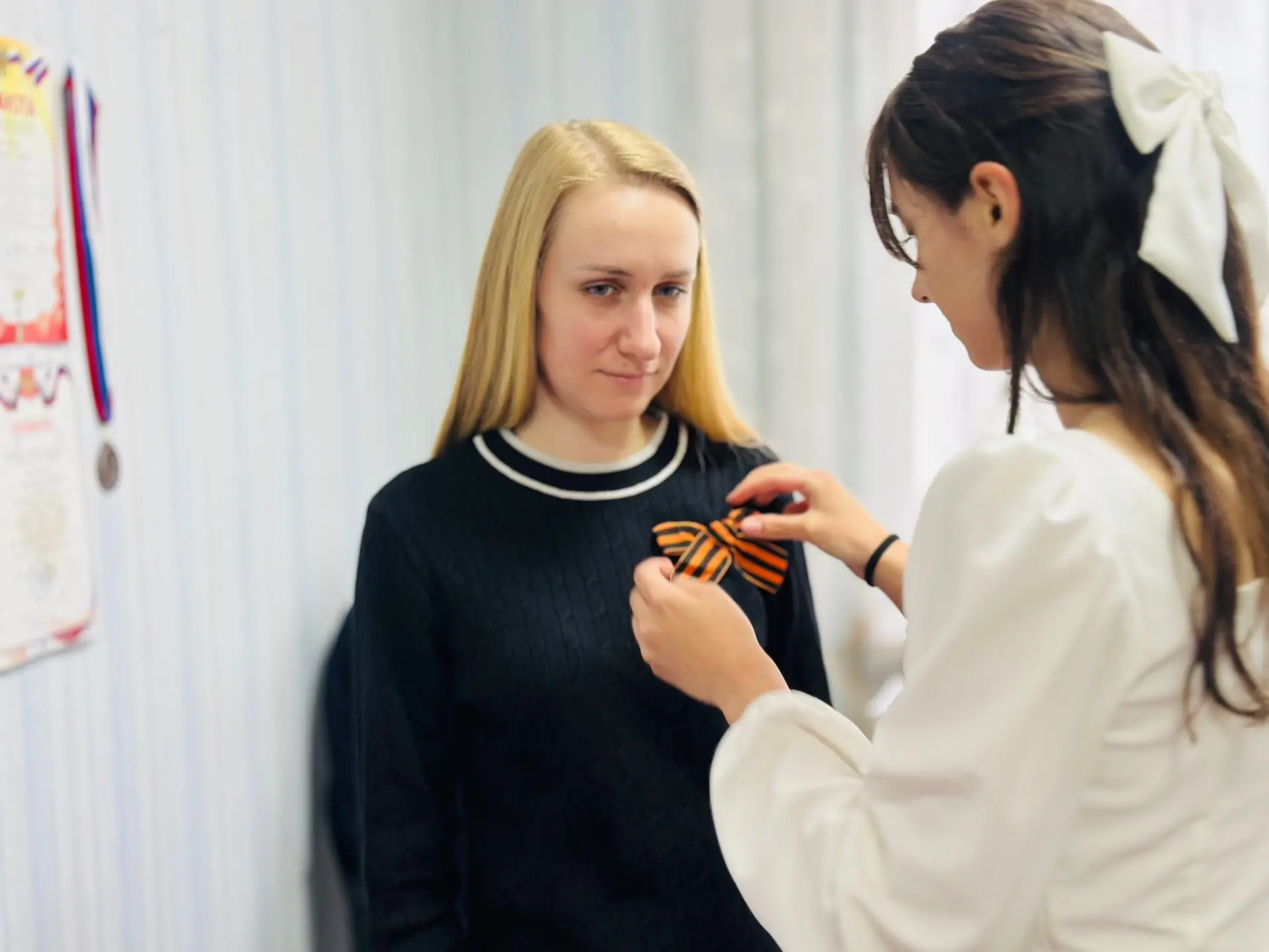 🎗24 апреля в Первомайском муниципальном округе стартовала акция «Георгиевская ленточка, которая ежег