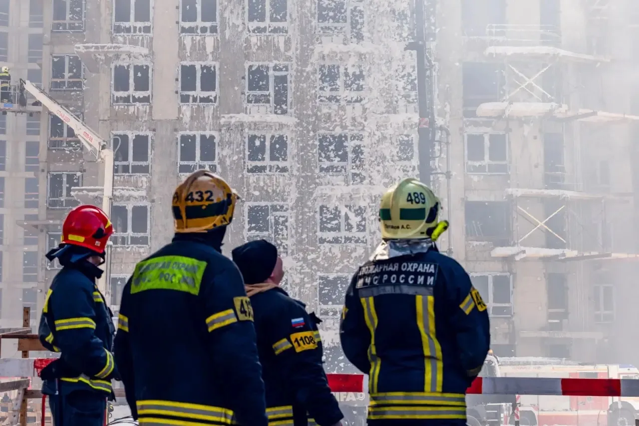 Учения по ликвидации пожара в комплексе высотных зданий – в городском медиабанке «Мосфото»  По замыс