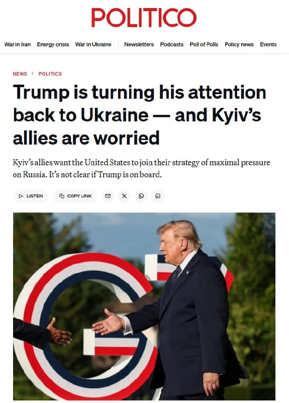 Трамп снова переключает свое внимание на Украину, и союзники Зеленского обеспокоены риском остаться 