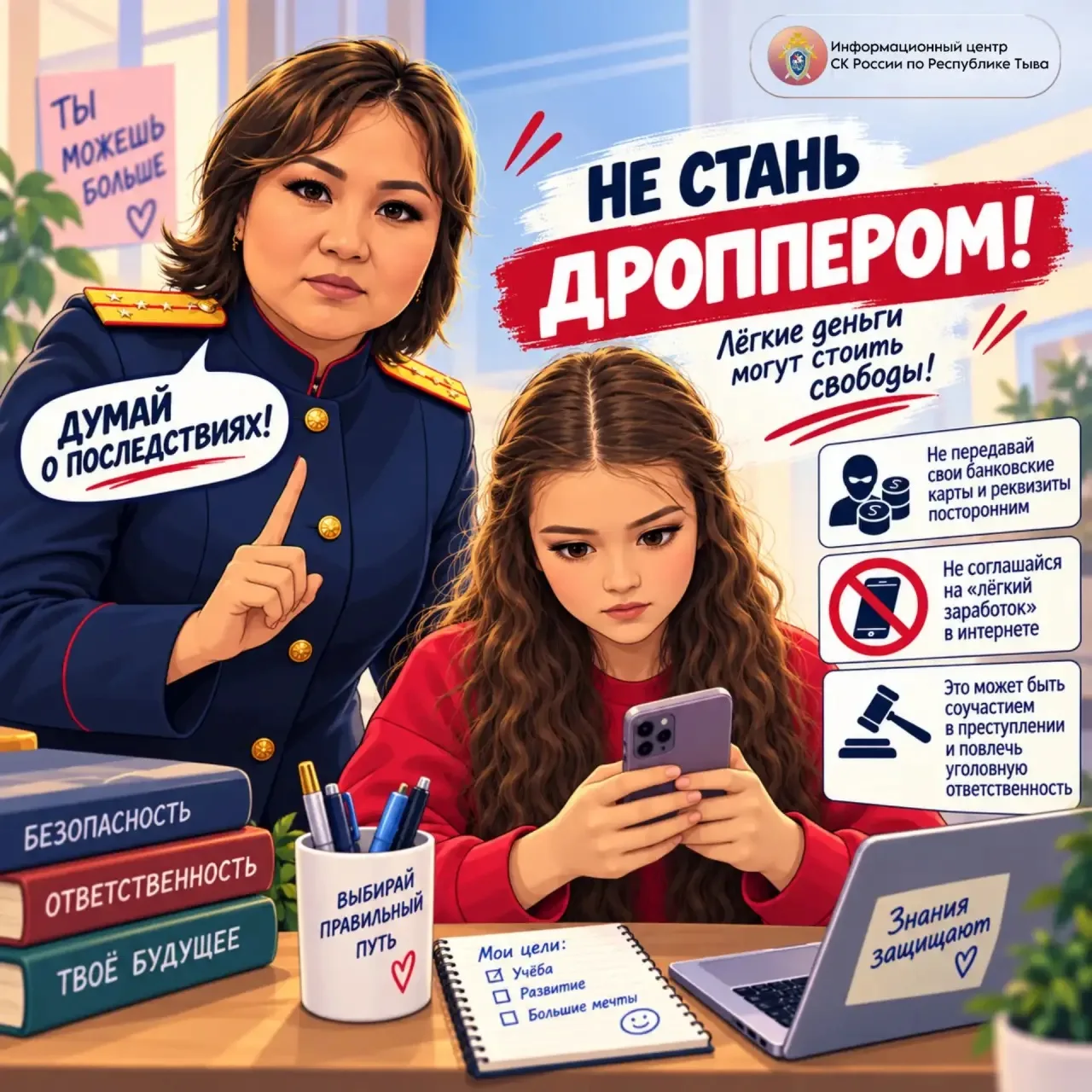 ‼ НЕ СТАНЬ ДРОППЕРОМ: ЛЁГКИЕ ДЕНЬГИ МОГУТ СТОИТЬ СВОБОДЫ