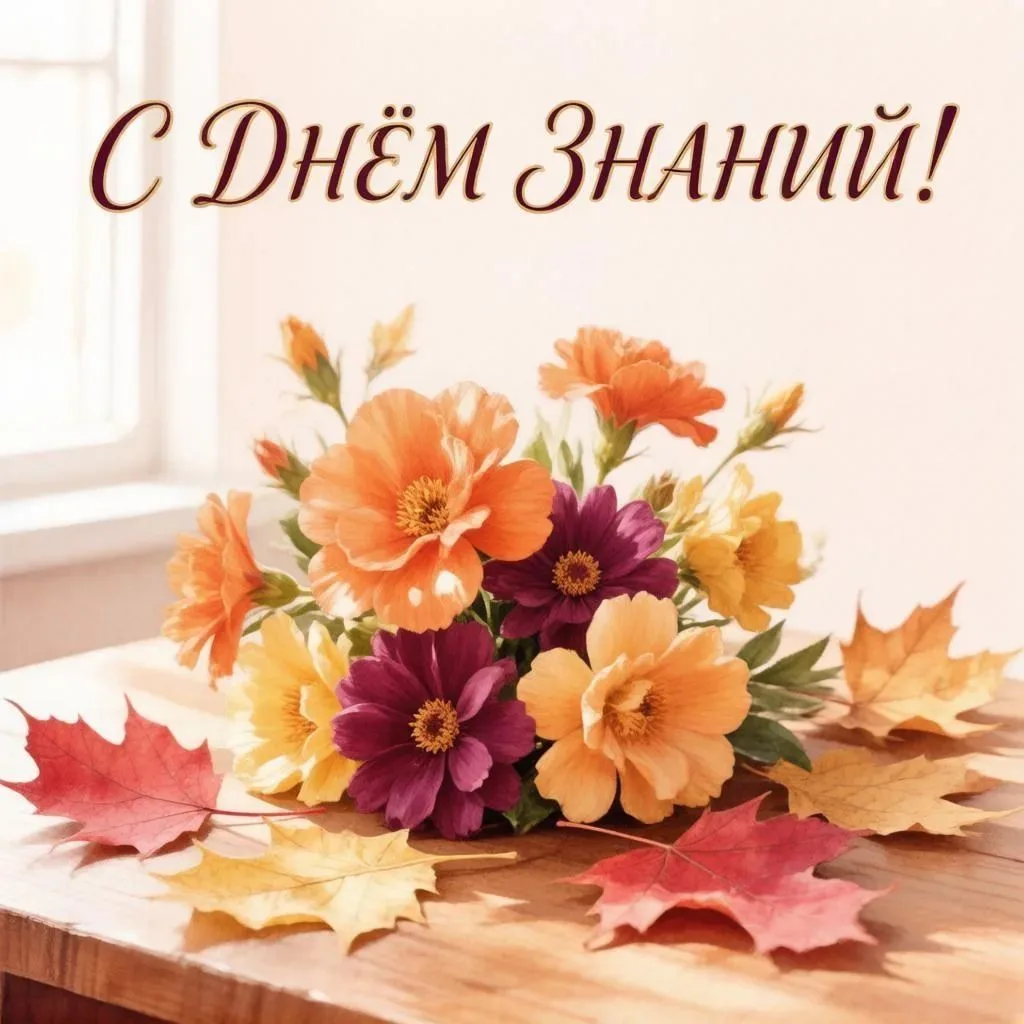 С Днём знаний! Добро пожаловать в новый учебный год!