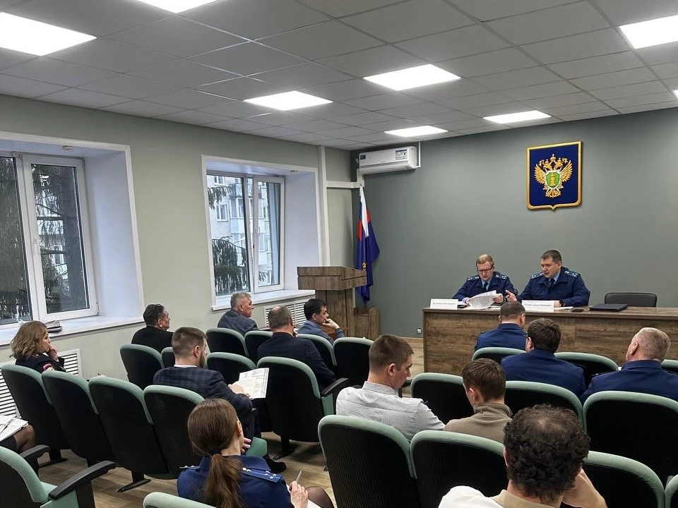 📍В прокуратуре города Новосибирска проведено заседание межведомственной рабочей группы по вопросам б