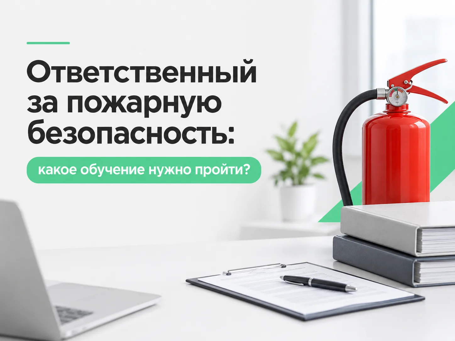 🔥 Ответственный за пожарную безопасность: какое обучение нужно пройти?