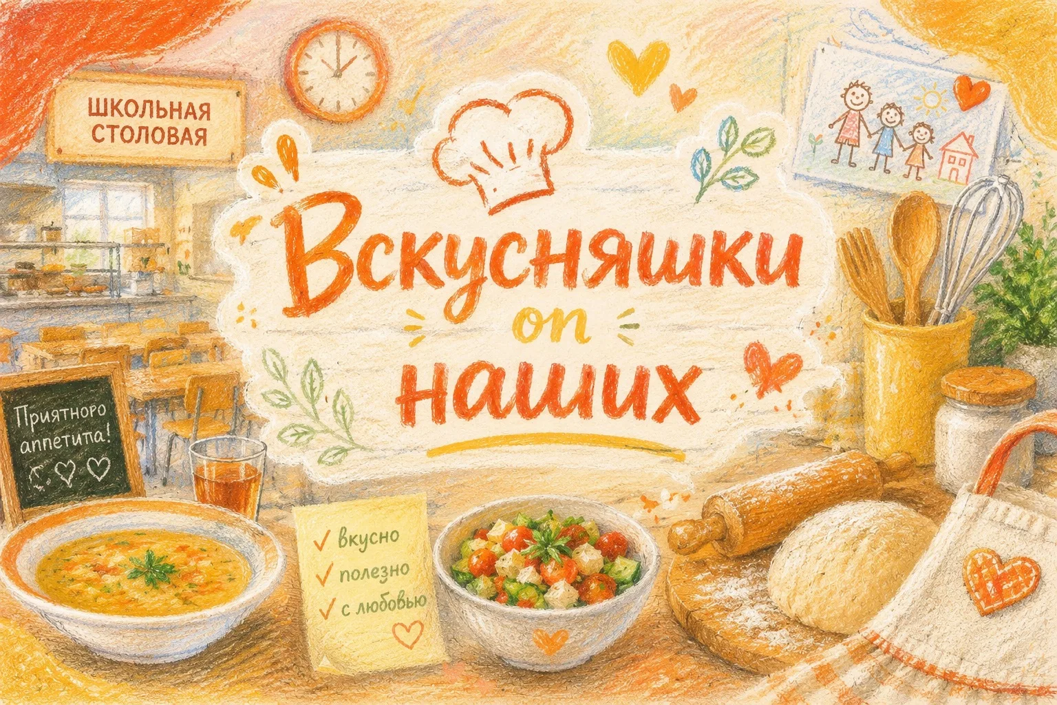 Вкусняшки он наших
Готовим на пятерку 

Школьная столовая на каникулах, но мы можем повторить её рец