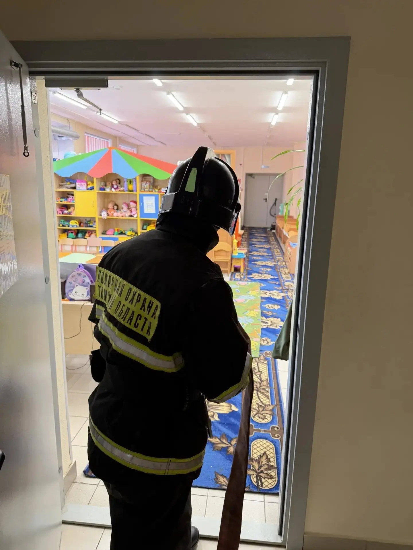 🚒В МАОУ-СОШ с. Ягодного прошло пожарно-тактическое занятие, которое провел личный сост...
