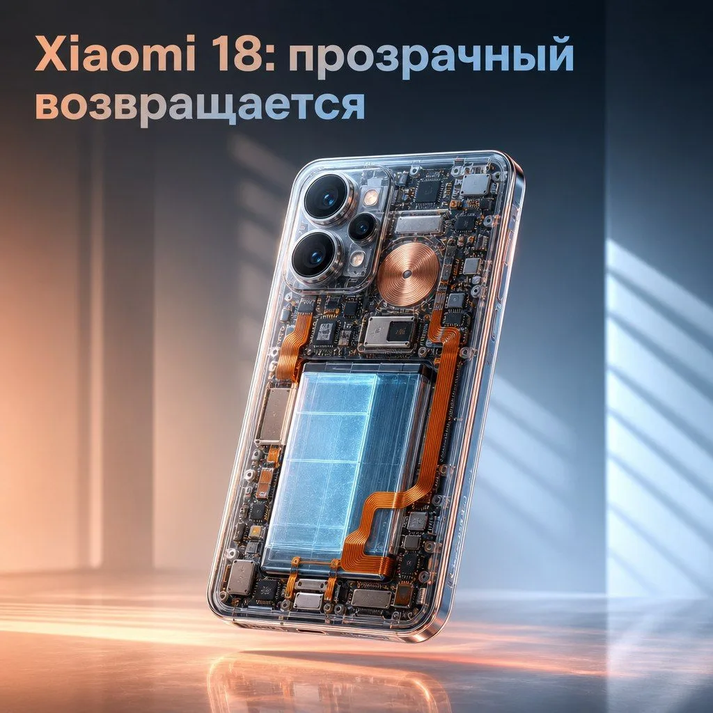 Xiaomi возвращает прозрачный корпус
