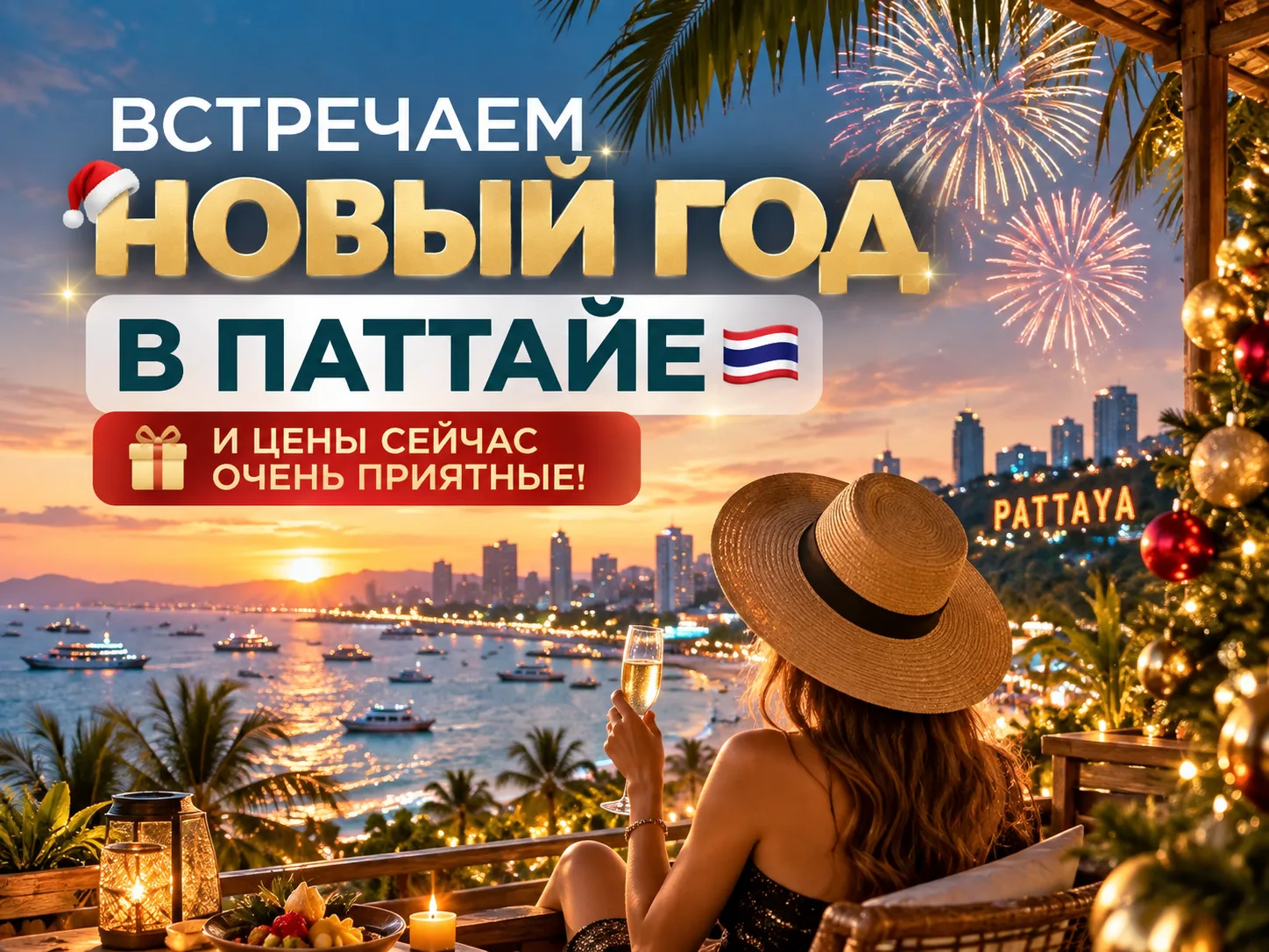 🎄🇹🇭 ВСТРЕЧАЕМ НОВЫЙ ГОД В ПАТТАЙЕ — И ЦЕНЫ СЕЙЧАС ОЧЕНЬ ПРИЯТНЫЕ!