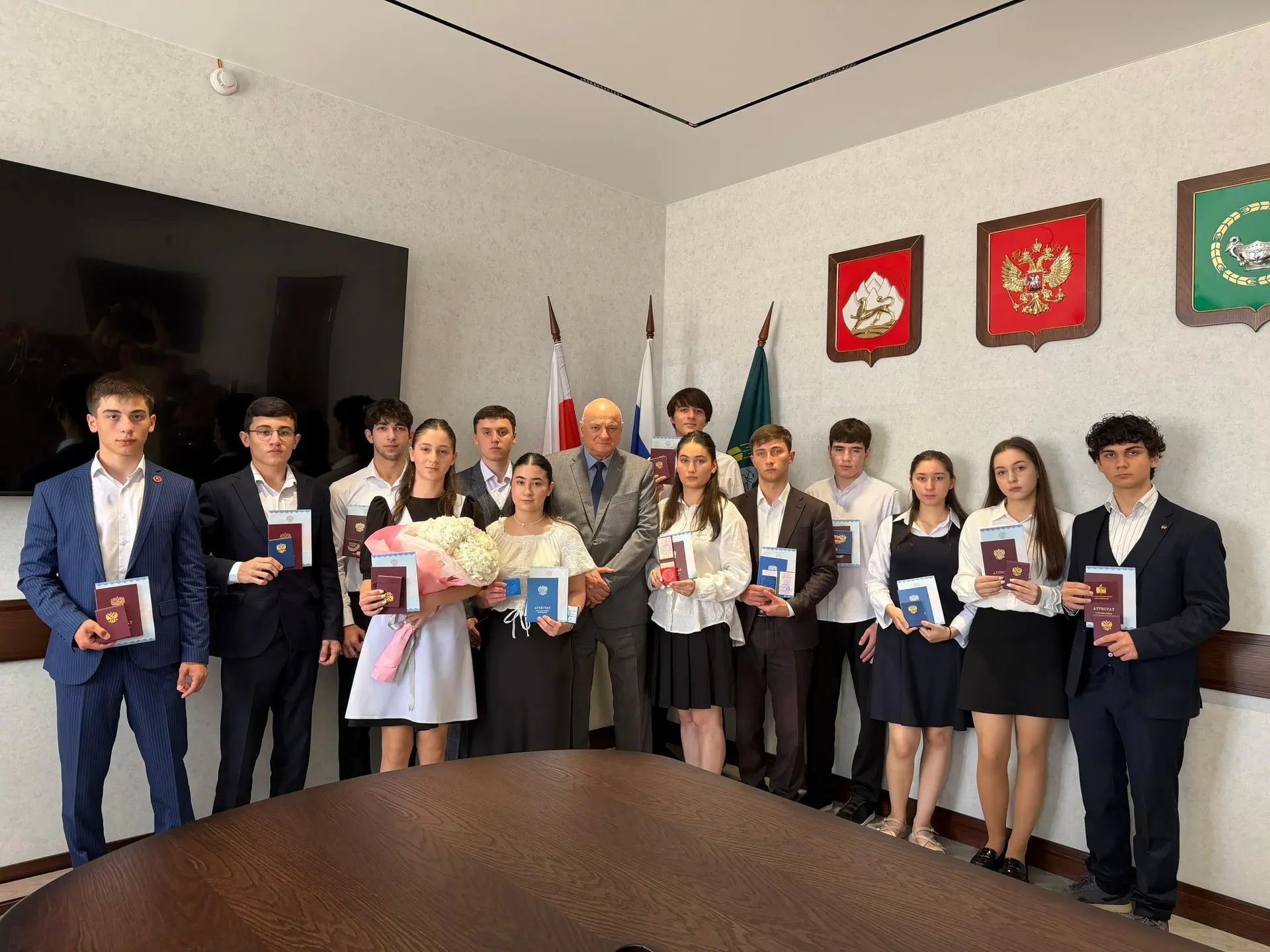⭐️⭐️⭐️Сегодня Глава Кировского муниципального района Борис Дагкоевич Накусов торжествен...