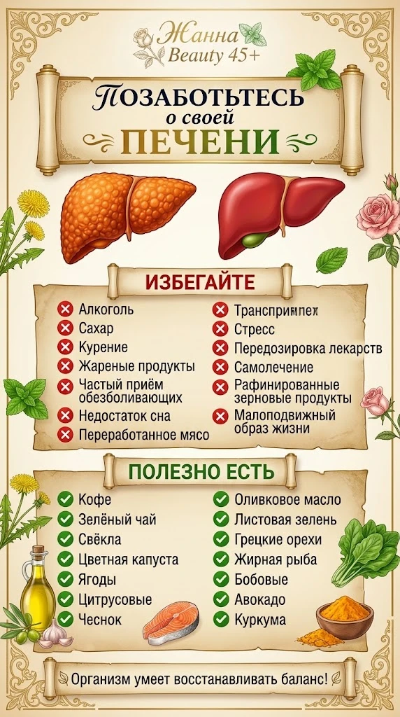 🌿 Позаботьтесь о своей печени