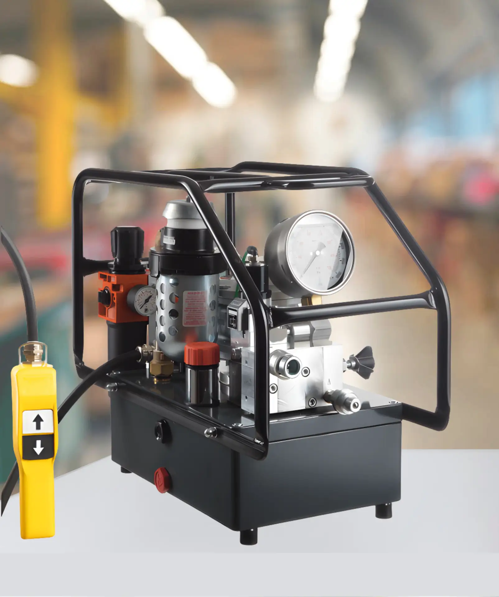 alkitronic LHP NEW FP280-3-FF-1P-EX - Пневмогидравлический насос с дистанционным управлением давлени