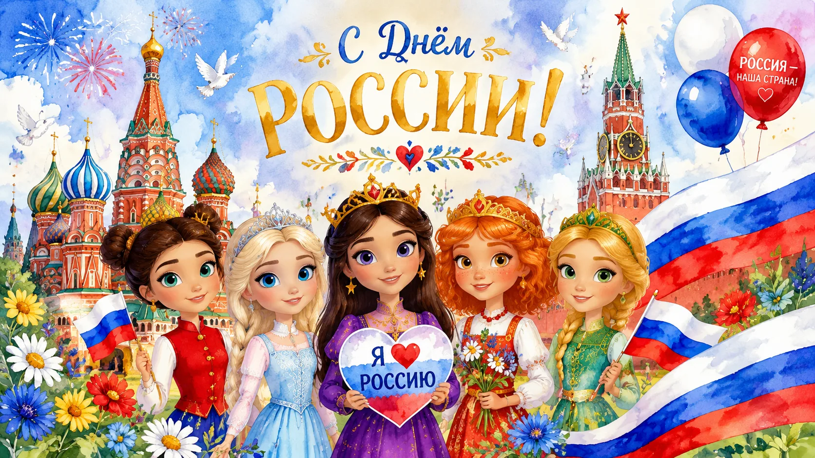 В преддверии Дня России в летнем лагере «Радуга» прошла увлекательная игра по станциям ...