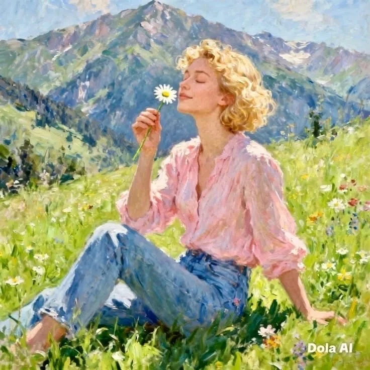 Текущий день - он мне родной. 
В нём чуждой ноты - ни одной 
И ни единой чуждой краски, 
И жить в нё