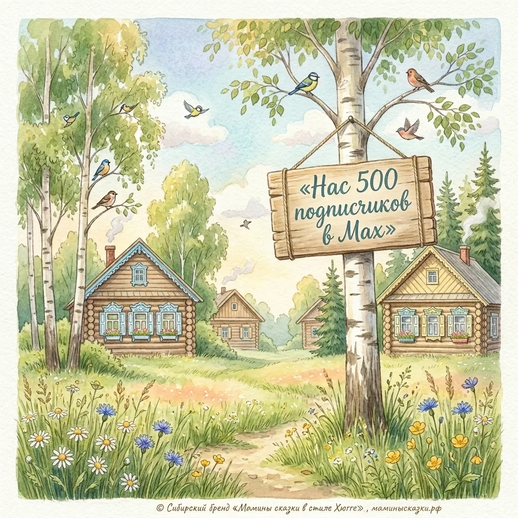 🌲 Нас 500 в MAX! Спасибо, что вы с нами!