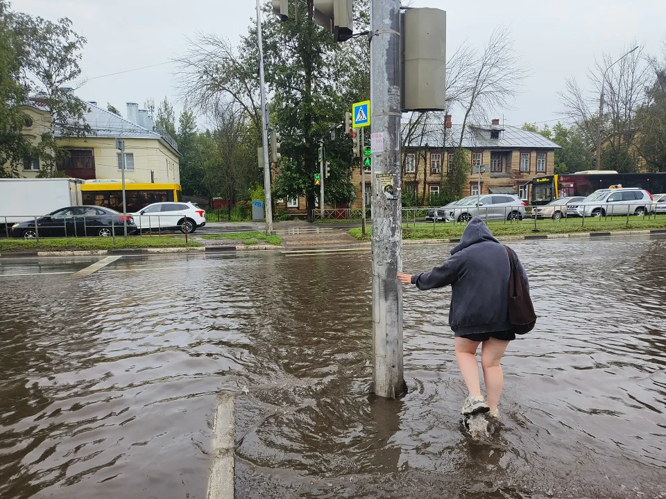 После дождичка утром в среду случился... грандиозный потоп.
