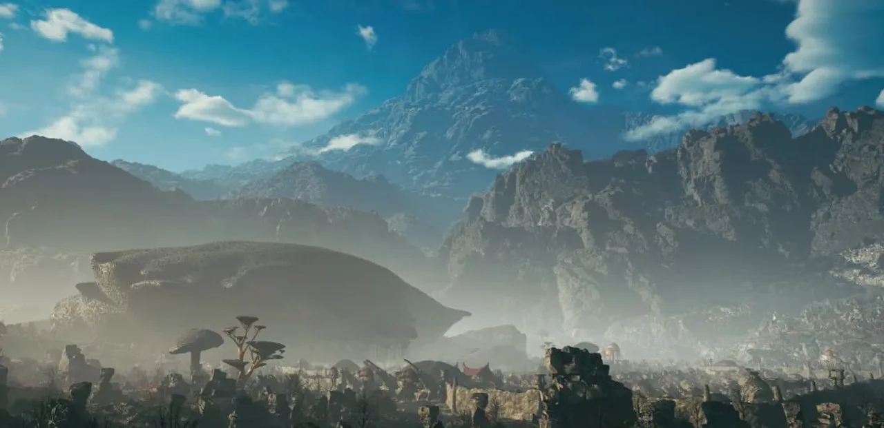 Художник воссоздал Альд'рун из TES III: Morrowind на Unreal Engine 5  Автор проекта решил восстанови