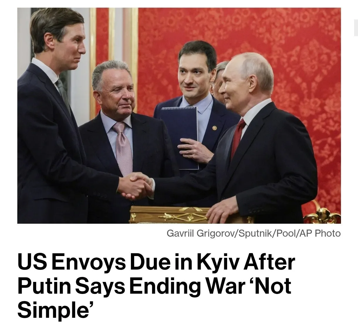 ❗️Путин готов остановить конфликт только на условиях Москвы, причём требования России с...