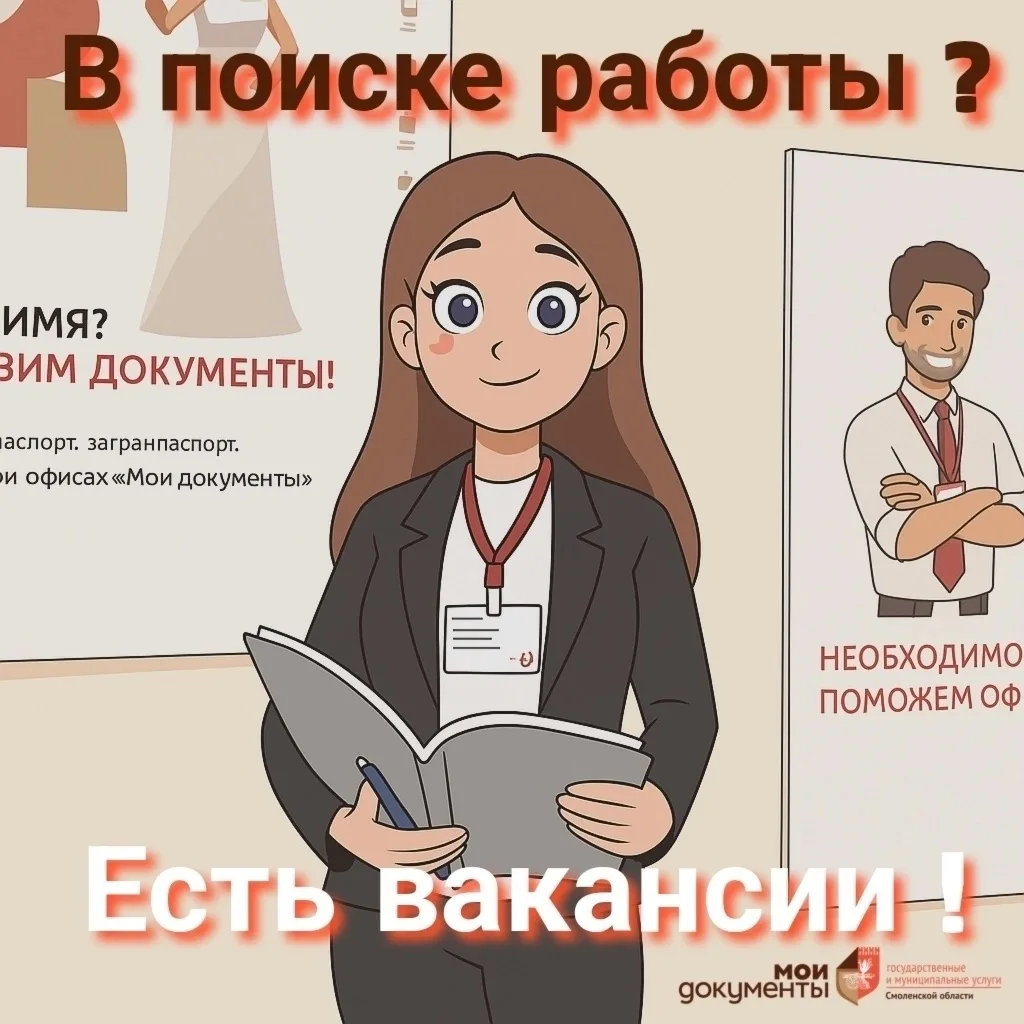 ❓Ищете работу?
 
📌Подробности и подборка вакантных должностей в МФЦ Смоленской области на сайте мфц