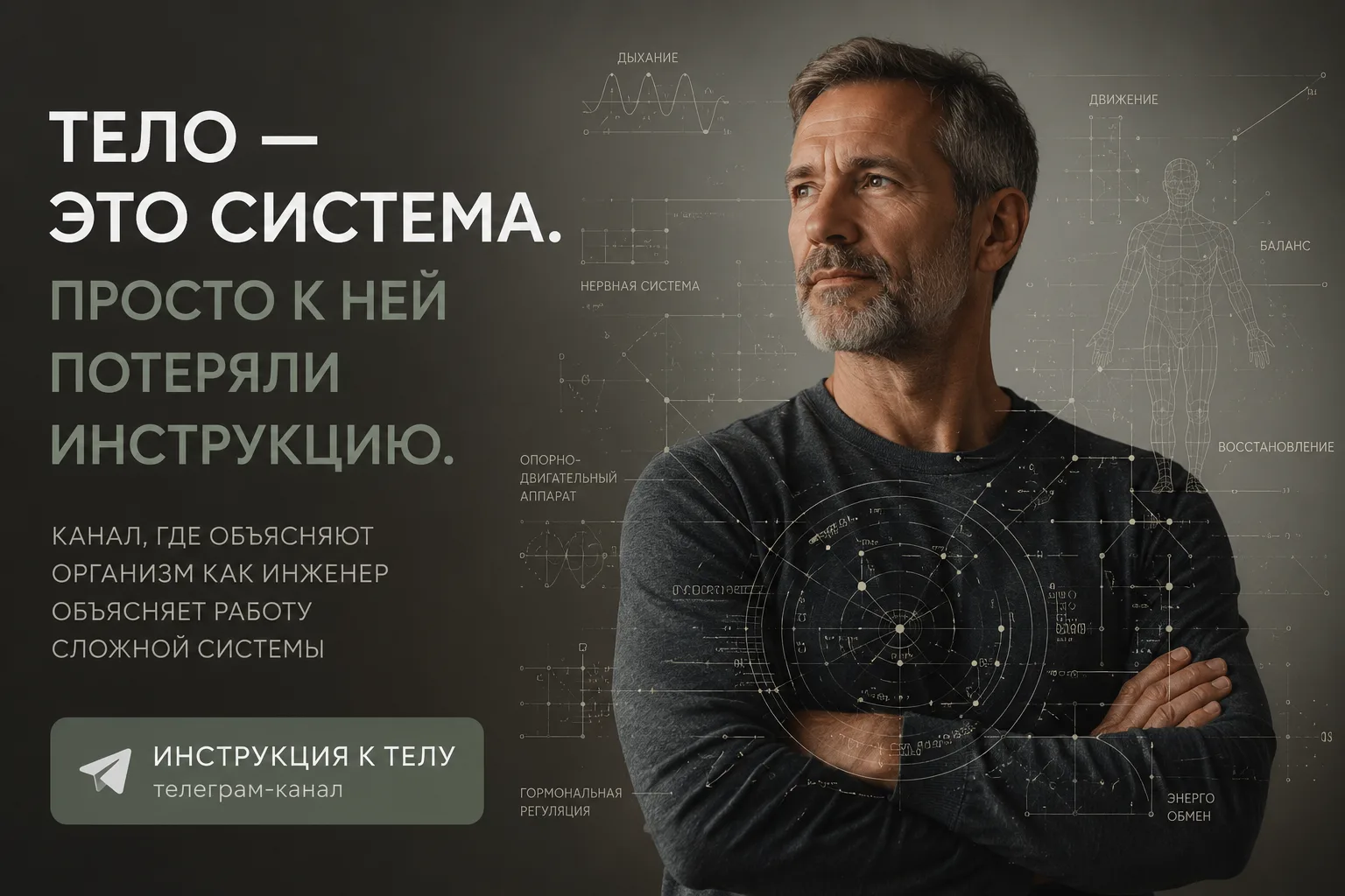 Наткнулся на необычный канал в Макс.
Обычно про здоровье говорят либо как врачи, либо как фитнес-бло