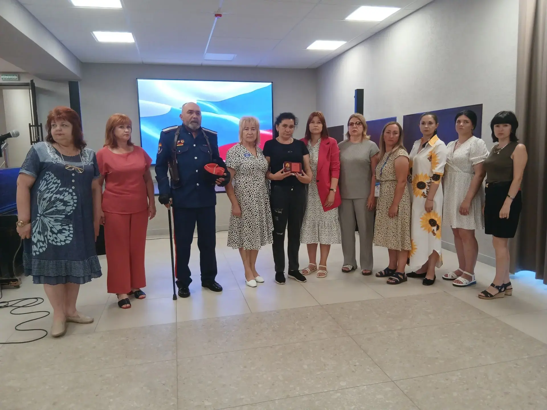 Сегодня в ДК  Станицы Луганской прошло мероприятие, на котором начальник отдела социаль...