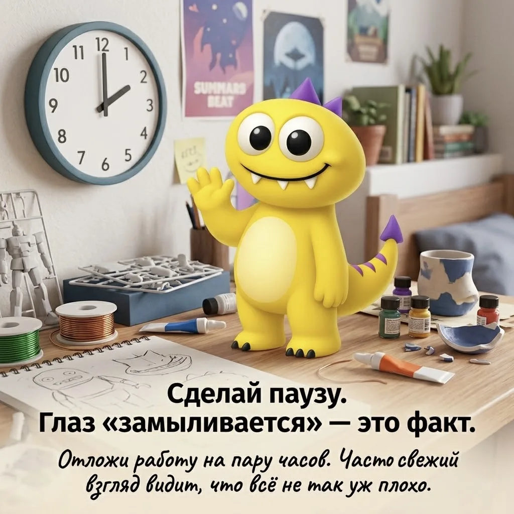 Не выходит? И что? 🎨

Что делать, когда творчество идет не по плану 🤔