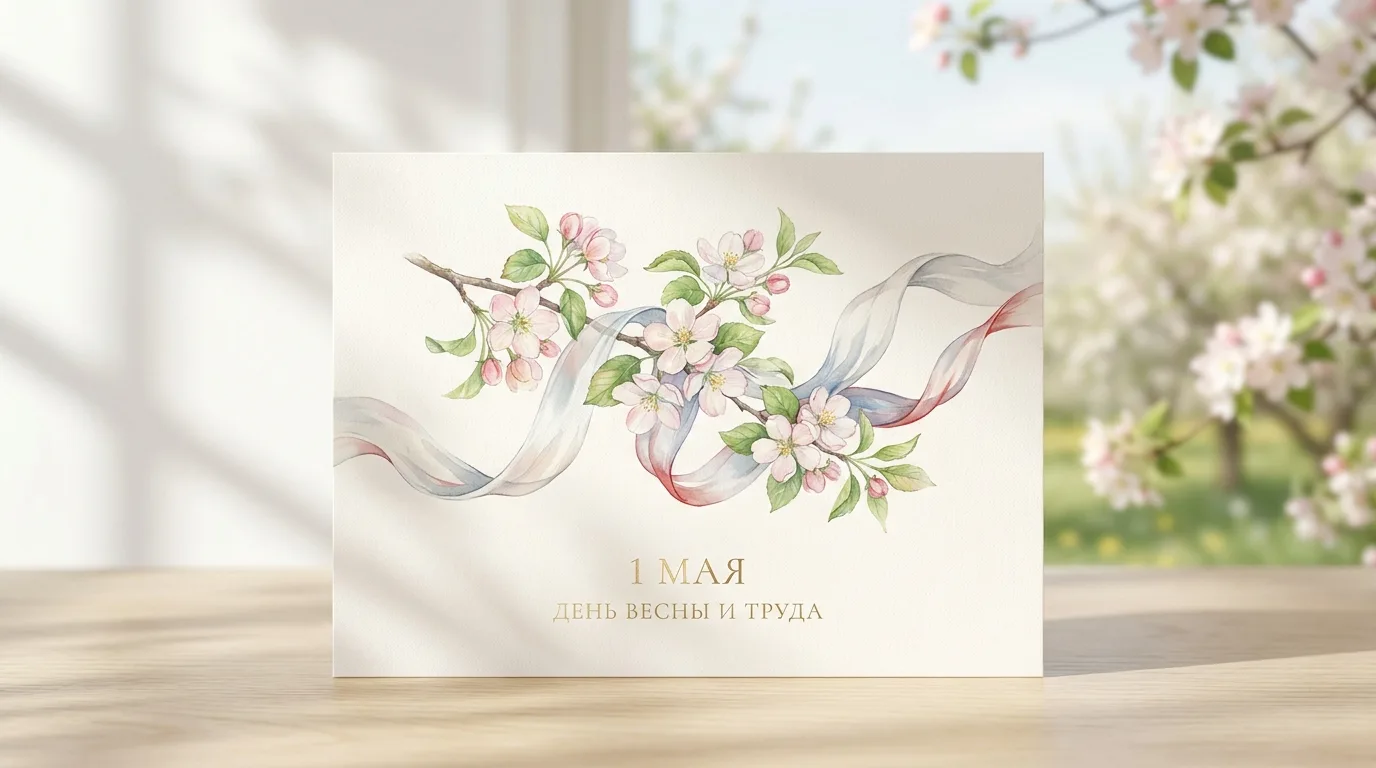 🌼 Поздравляем с 1 Мая — праздником труда, созидания и новых возможностей!