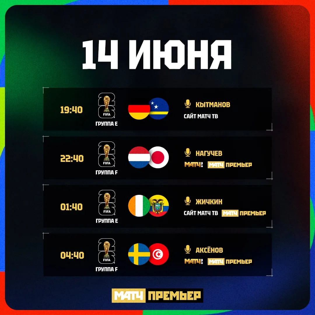 Несколько сенсаций на ЧМ уже случилось. Но впереди еще больше.

@matchpremier