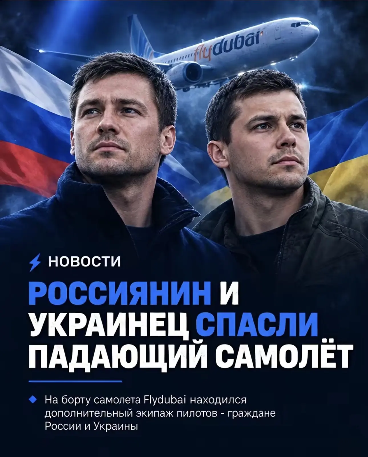 Ранние сообщения в СМИ о российском и украинском пилотах оказались ошибочными. Штатный ...