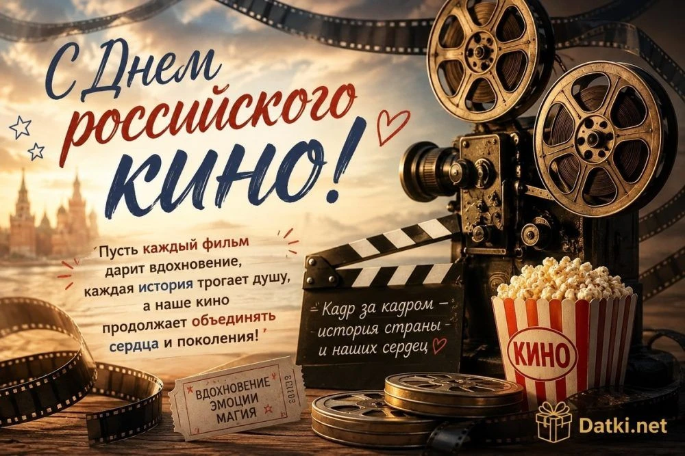 27 августа в нашей стране отмечается праздник любителей кинематографа – День российског...