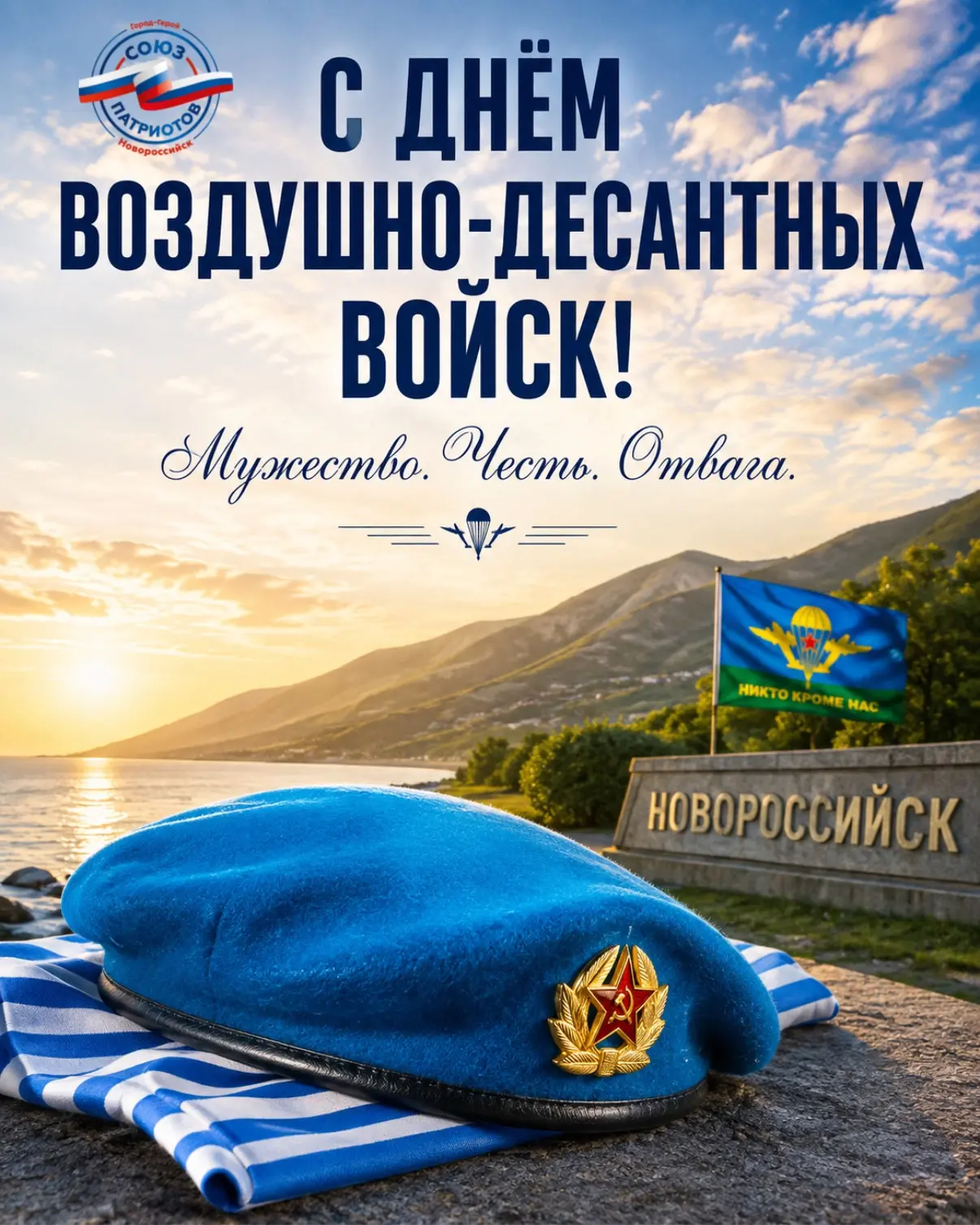 🪂 Никто, кроме нас! С Днём Воздушно-десантных войск России! 🇷🇺