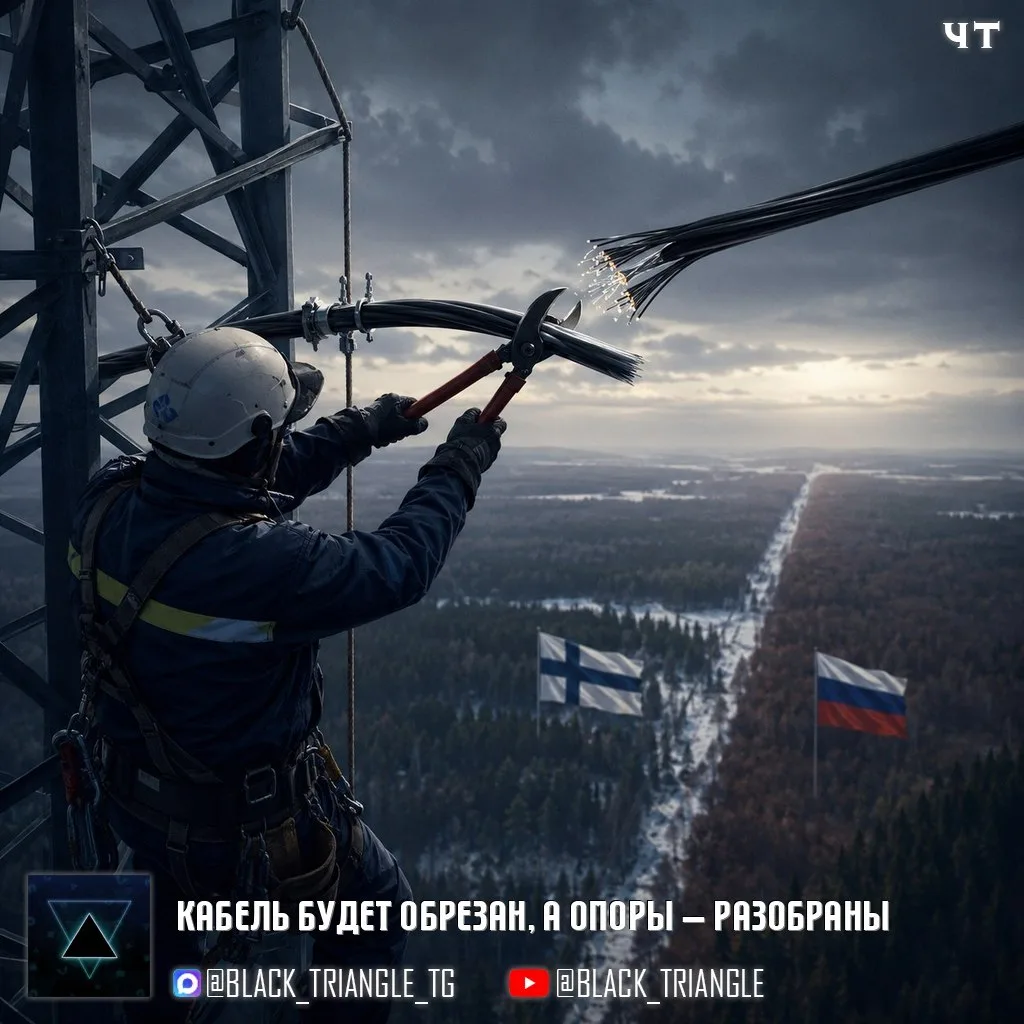 ☝🏻Финляндия прекратит обслуживание опор линий связи с Россией 

Финский оператор энергосетей Fingri
