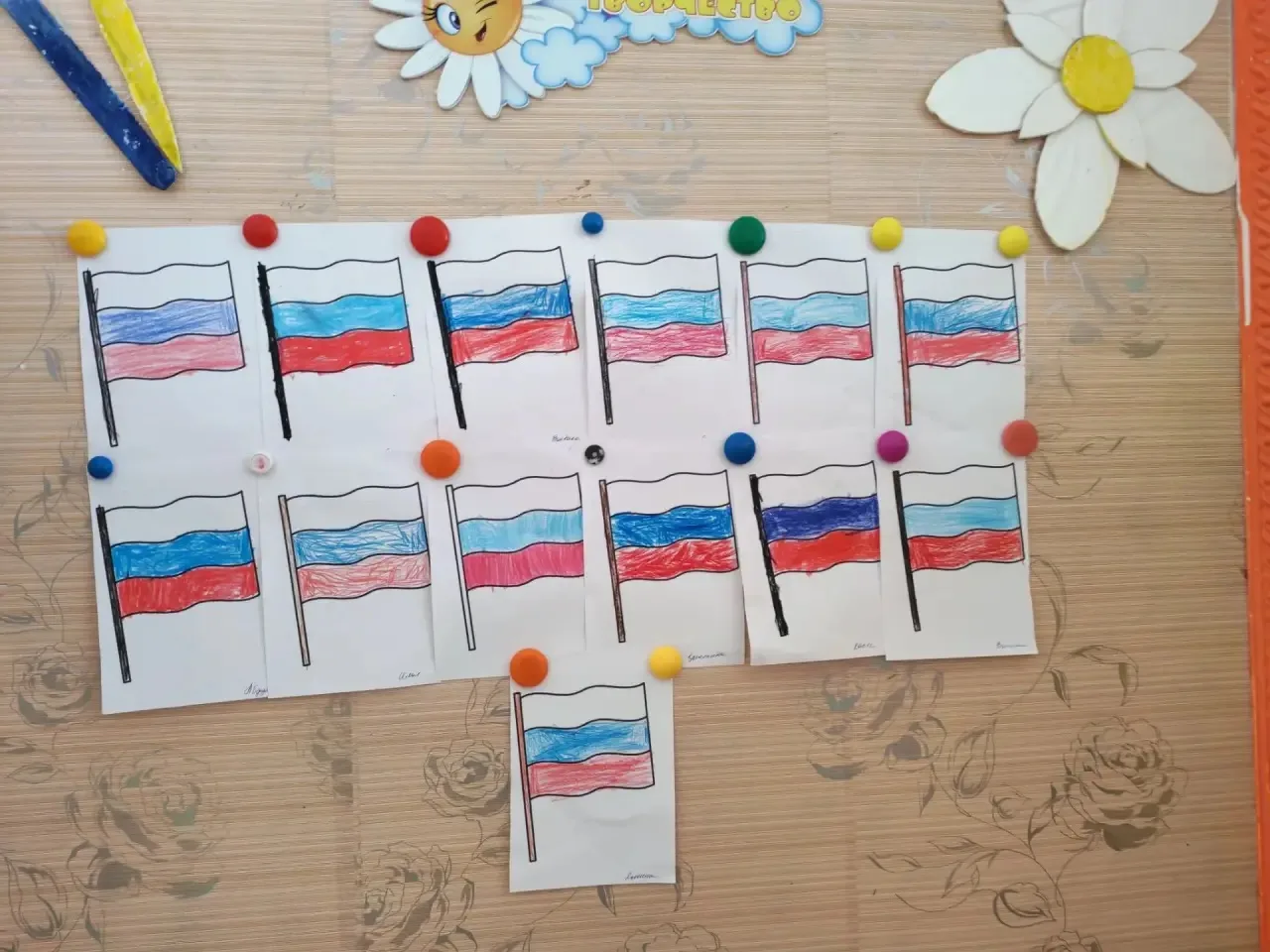 🇷🇺В группе «Ромашки» состоялось тематическое занятие «Наш дом — Россия»!