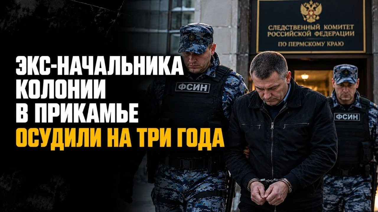 ЭКС-НАЧАЛЬНИКА КОЛОНИИ В ПРИКАМЬЕ ОСУДИЛИ НА ТРИ ГОДА