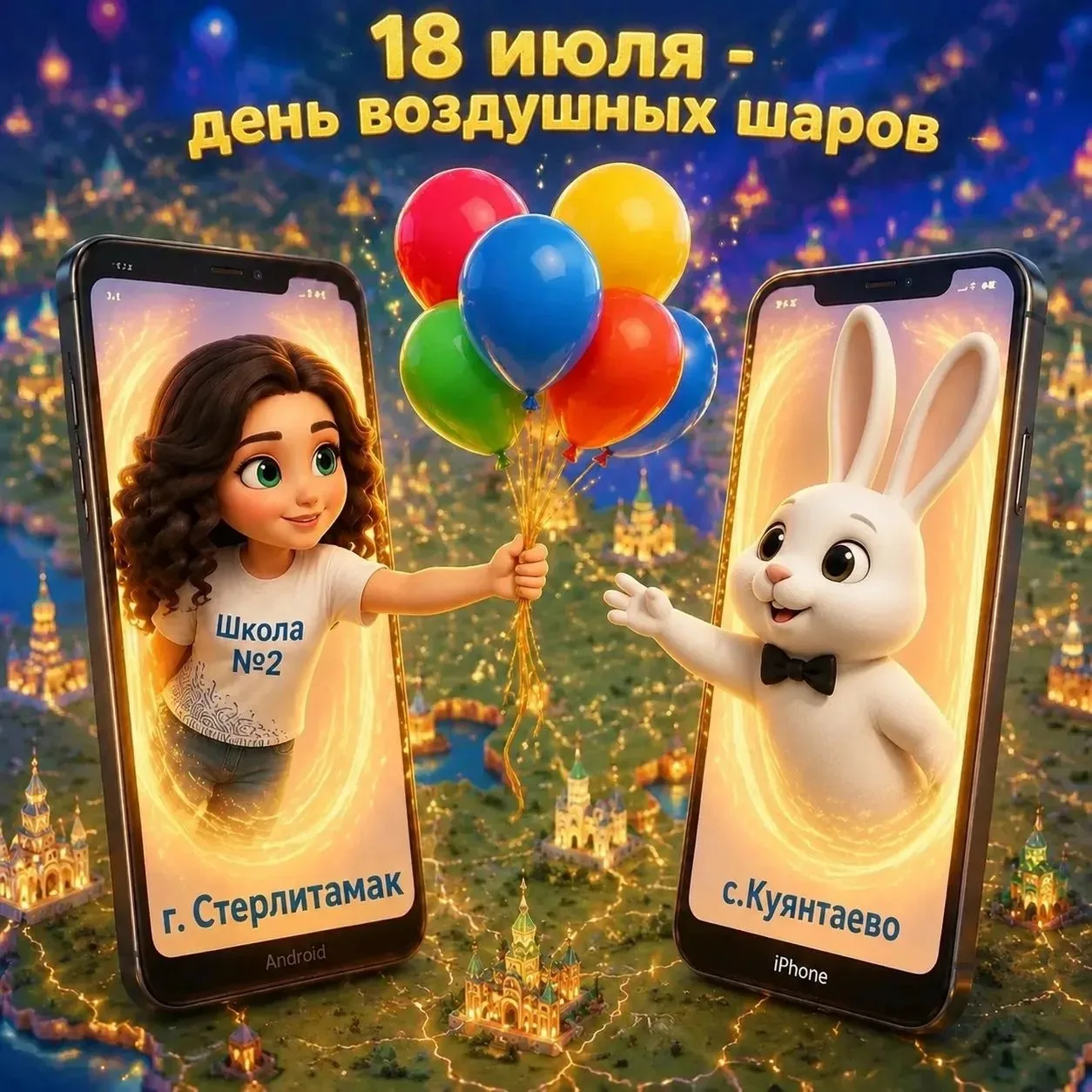 🎈18 июля отмечается день воздушных шариков — яркий, весёлый и по-детски волшебный праздник ✨

Мы пр