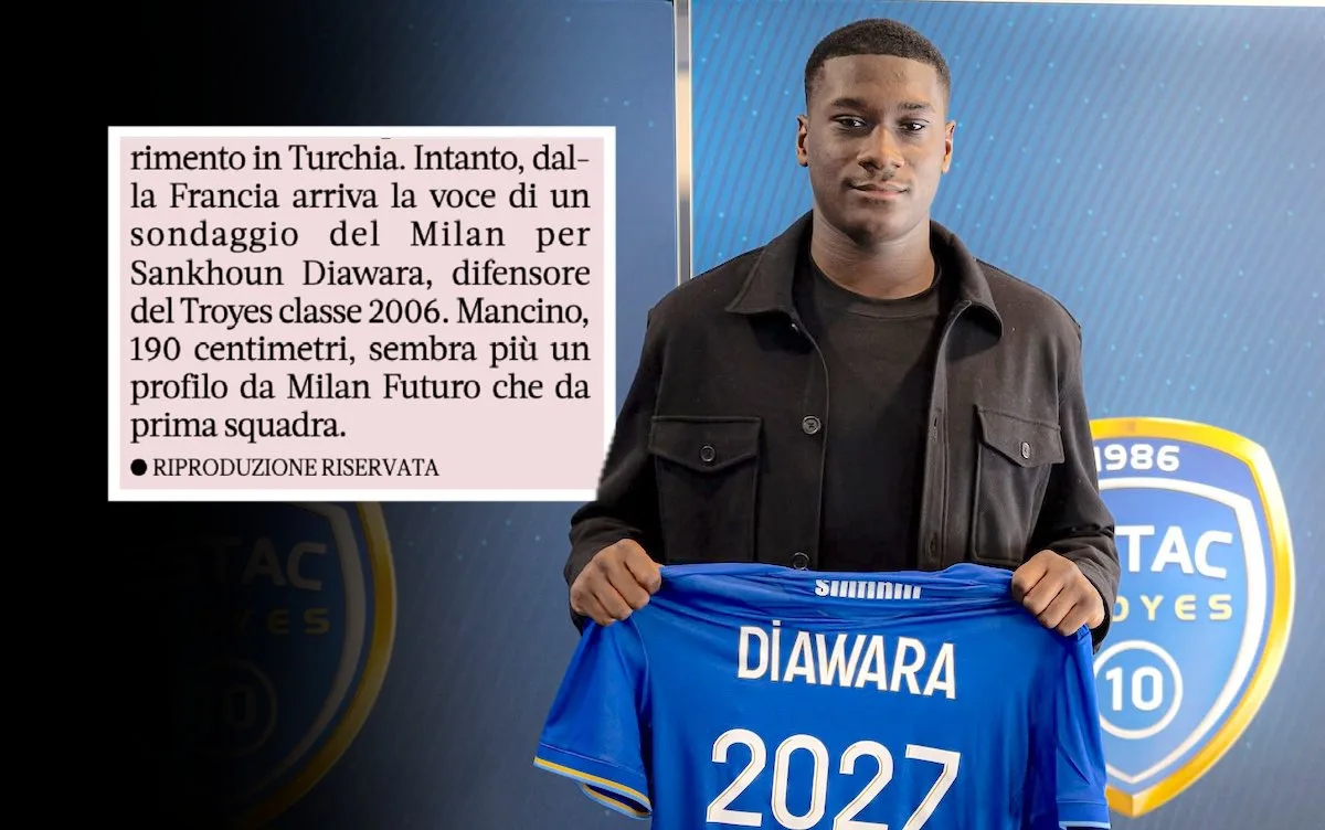 La Gazzetta dello Sport: «Милан» рассматривает трансфер защитника сборной Франции U19 Д...