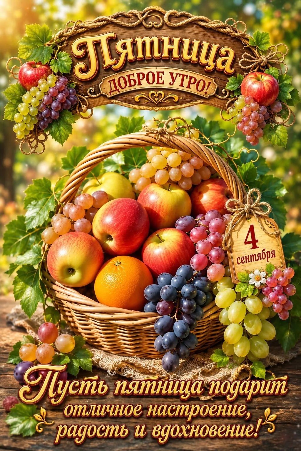 С добрым утром пятницы!🍂🍁