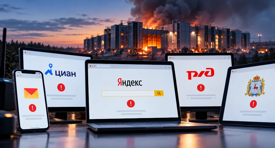 Сгорел крупный дата-центр «Яндекса» — нарушена работа сайтов и сервисов по всей России