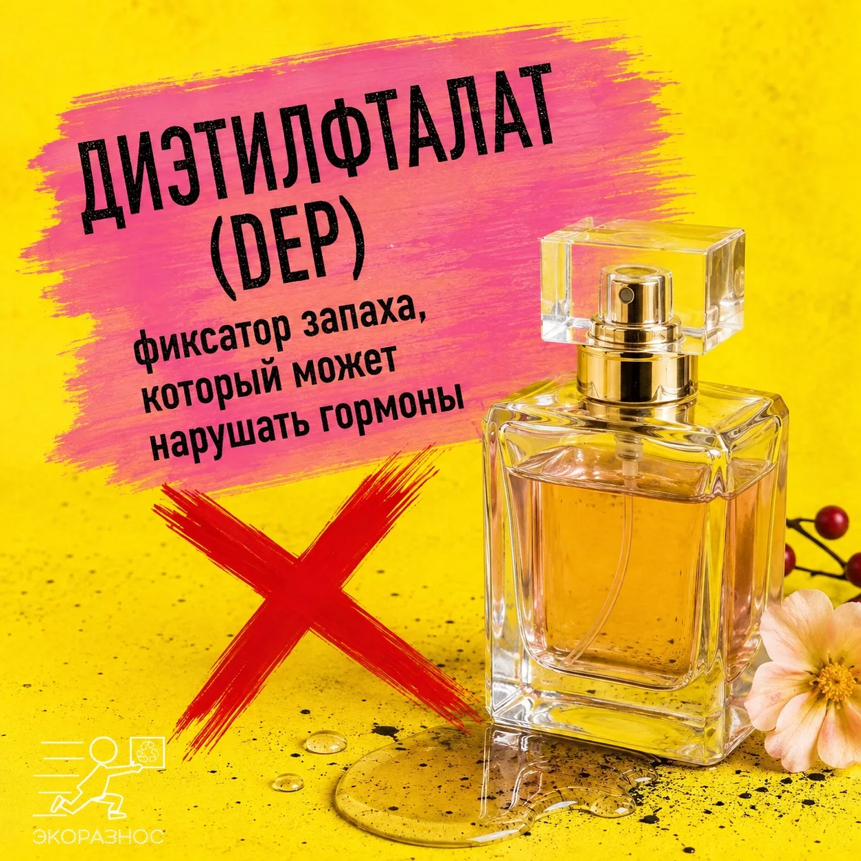 Диэтилфталат (DEP) в духах — фиксатор запаха, который может нарушать гормоны
