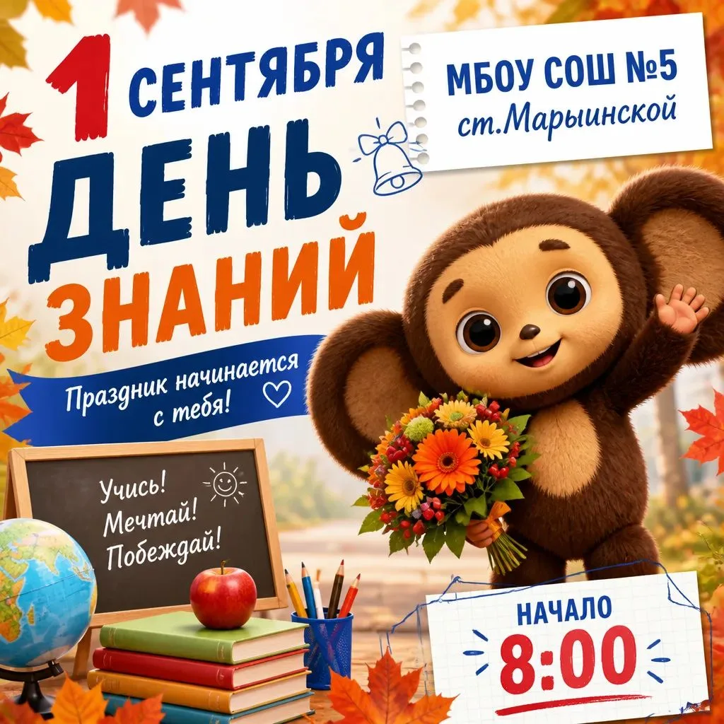 «Первый звонок — начало большого пути!»🔔