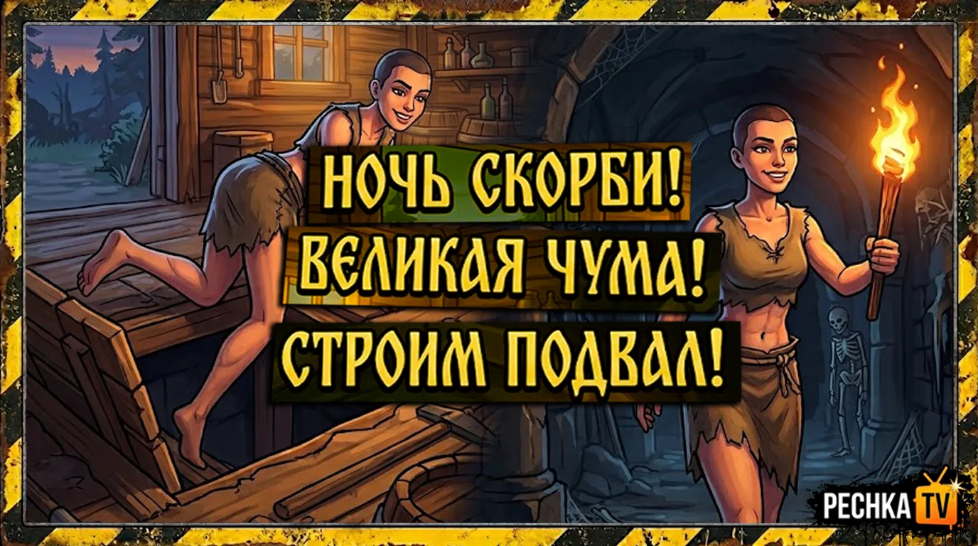🔥 НОЧЬ СКОРБИ И ВЕЛИКАЯ ЧУМА В ГРИМ СОУЛ! СТРОИМ ПОДВАЛ И ПРОХОДИМ СЮЖЕТ В GRIM SOUL |...