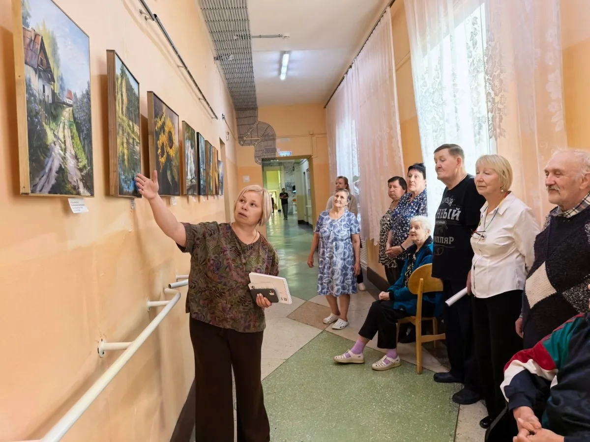 Выставка клуба «ГориЦвет» прошла в доме-интернате Бердска
