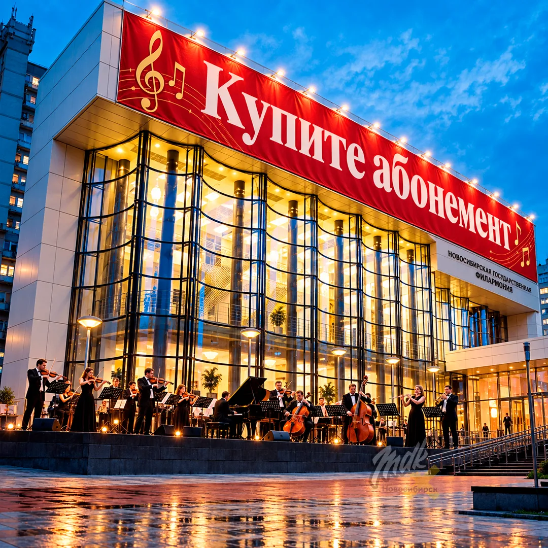 🎻 Новосибирская филармония запустила продажу абонементов за 55 тысяч рублей. Владелец ...