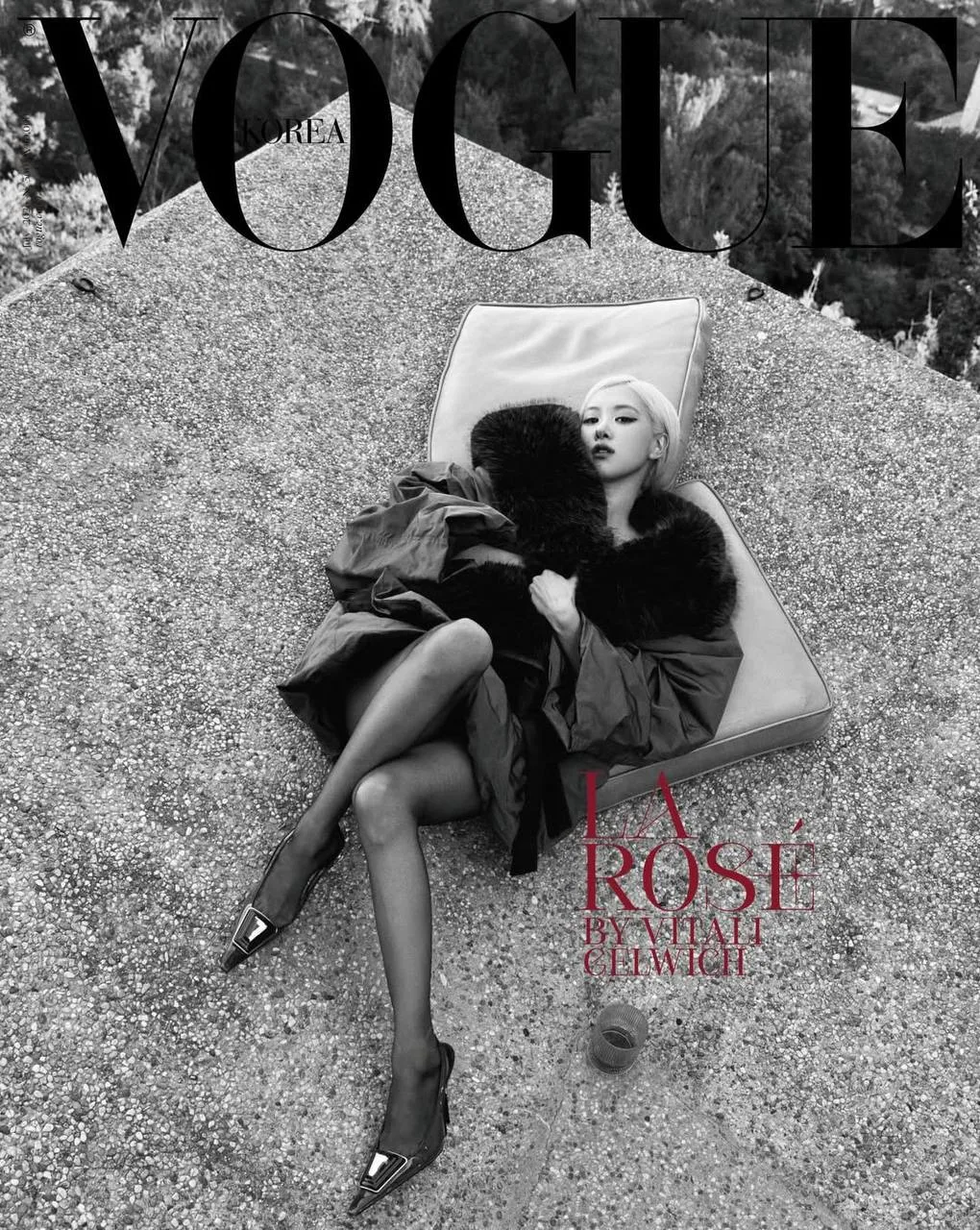 Розэ на обложке Vogue Корея