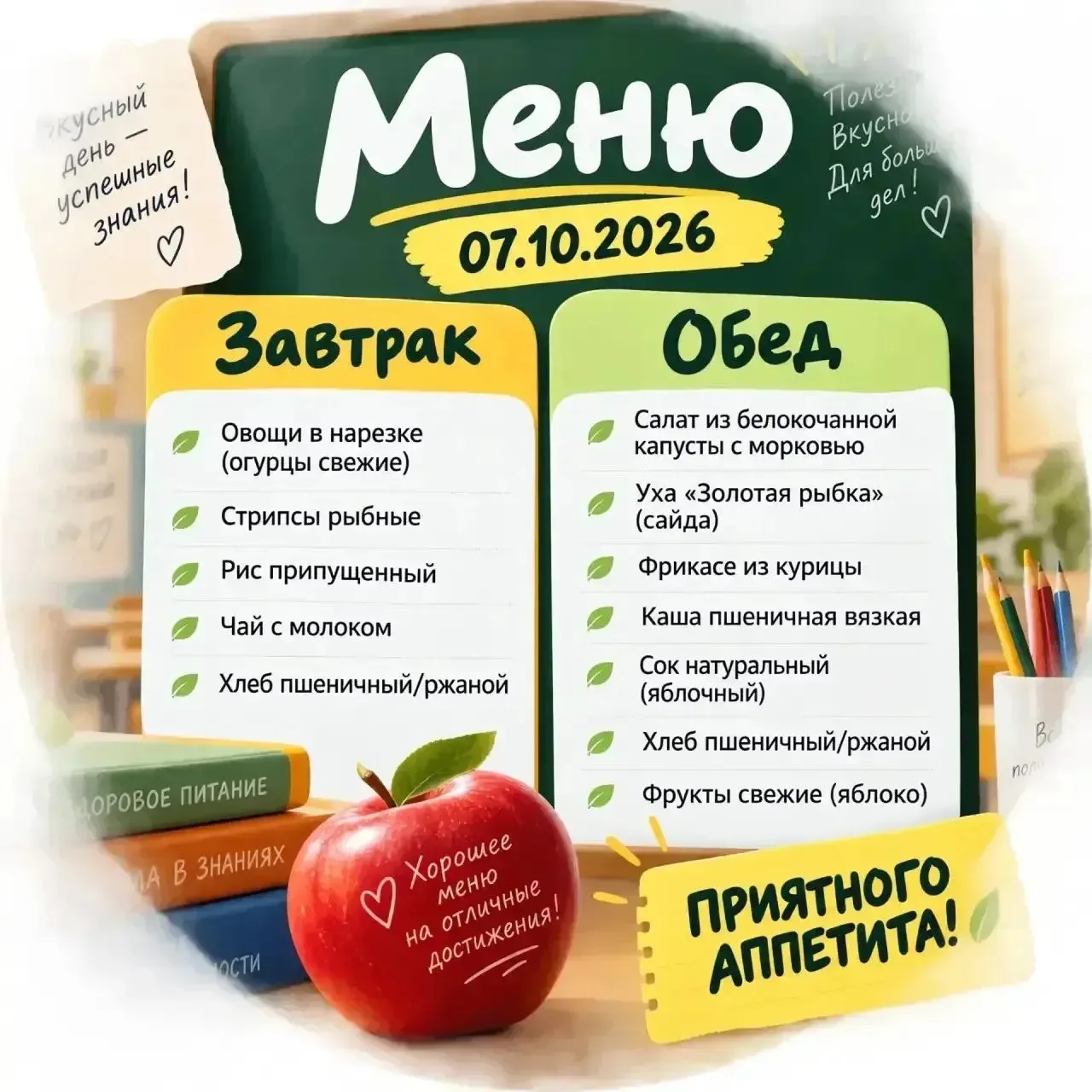 Приятного аппетита и чудесного дня!❤️