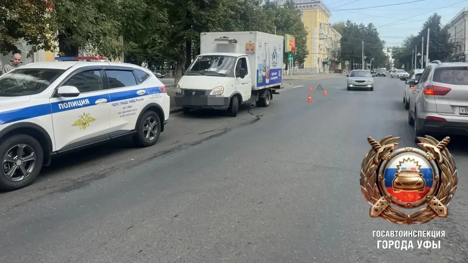 В Уфе девушка на электросамокате попала под колеса «ГАЗели»